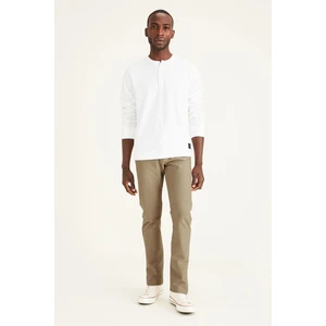 Smart 360 Comfort Knit Bej Slim Fit Chino Pantolon