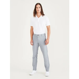 Smart 360 Comfort Knit Gri Slim Fit Chino Pantolon