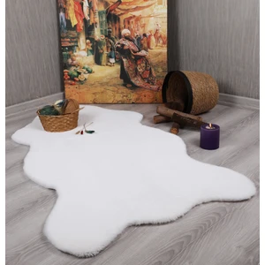 My Evilla Tavşan Tüyü Dekoratif Ultra Yumuşak Post Peluş Kaymaz Halı