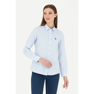 U.S. Polo Assn. Kadın Açık Mavi Gömlek Basic 50288851-VR003