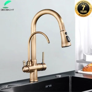 Mutfak Evye Bataryası Dual Flow Su Arıtma Çıkışlı Antik Yeni Model Fiskiyeli 7 Yıl Garanti