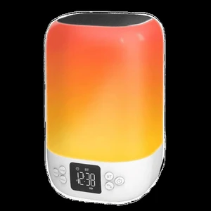 DY20 Mini Hıfı Rgb Aydınlatmalı, Alarm Saat, Uyku Modlu, Bluetooth Kablosuz Speaker Hoparlör