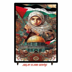 Filistin 140 Parça Ahşap Puzzle