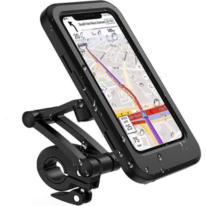 Motosiklet Bisiklet Su Geçirmez 360° Ayarlanabilir Telefon Tutucu Navigasyon Stand