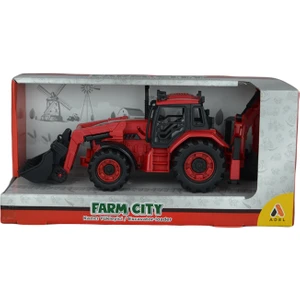Farm City Kazıcı Yükleyici - Kırmızı
