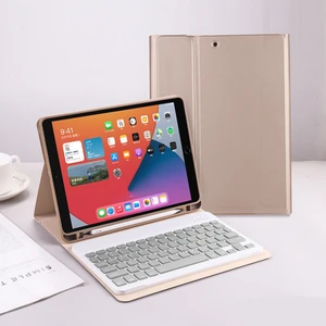 Ipad 7.nesil 8.nesil 9.nesil 10.2 Inç Bluetooth Özellikli Kalem Bölmeli Türkçe Q Klavyeli Kılıf