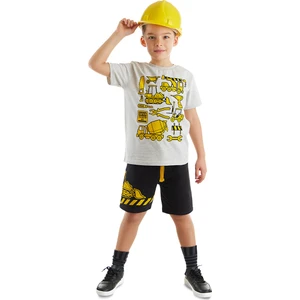 MSHB&G Inşaat Araçları Erkek Çocuk T-Shirt Şort Takım