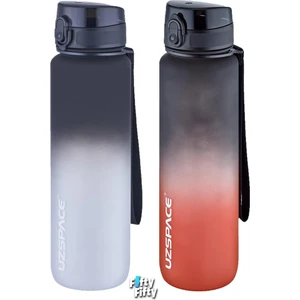 2'li Tritan Matara Seti 1000ML Büyük Boy Çift Renk Softtouch Ff Collection Tritan Su Matarası