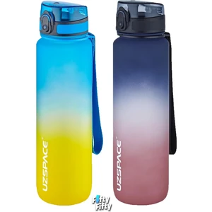 2'li Tritan Matara Seti 1000ML Büyük Boy Çift Renk Softtouch Ff Collection Tritan Su Matarası