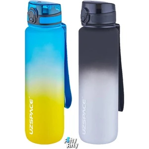 2'li Tritan Matara Seti 1000ML Büyük Boy Çift Renk Softtouch Ff Collection Tritan Su Matarası