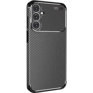 Case 4u Galaxy A15 Uyumlu Kılıf Rugged Armor Karbon Desenli Negro Silikon Arka Kapak Siyah