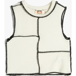 Atlet Dikiş Detaylı Kolsuz