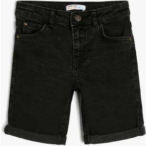 Kot Şort Cepli Pamuklu - Slim Fit
