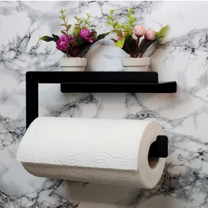 Thorqtechrulo Kağıt Havluluk Peçetelik Banyo Düzenleyici Siyah