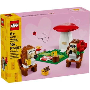 LEGO® Iconic Kirpi Pikniği 40711 - 8 Yaş & Üzeri Çocuklar için Hayvan Figürü İçeren Yaratıcı Oyuncak Yapım Seti (166 Parça)