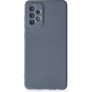 Samsung Galaxy A72 Kılıf Nano Içi Kadife  Silikon - Gri 300099