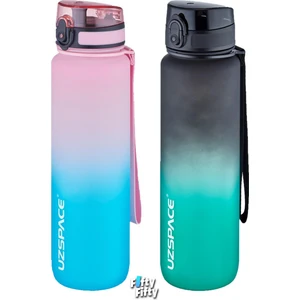 2'li Tritan Matara Seti 1000ML Büyük Boy Çift Renk Softtouch Ff Collection Tritan Su Matarası