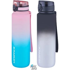 2'li Tritan Matara Seti 1000ML Büyük Boy Çift Renk Softtouch Ff Collection Tritan Su Matarası