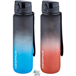 2'li Tritan Matara Seti 1000ML Büyük Boy Çift Renk Softtouch Ff Collection Tritan Su Matarası