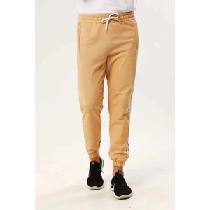 Erkek Üç Şeritli Slim Fit Eşofman Altı - Spor Eşofman Altı- Genç Kalıp