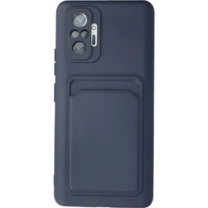 Xiaomi Redmi Note 10 Pro Kılıf Kelvin Kartvizitli Silikon - Lacivert 300099