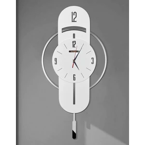 Ultra Sessiz, Gold ve Gümüş Ayrıntılı, Hediye, Salon, Ofis, Mutfak Dekoratif Duvar Saati D32