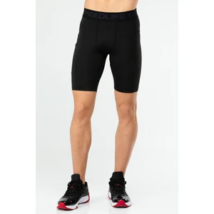 Siyah Regular Fit Düz Erkek Biker Tayt - XE0236