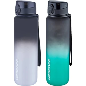 2'li Tritan Matara Seti 1000 ml Büyük Boy Çift Renk Softtouch Ff Collection Tritan Su Matarası