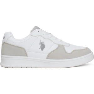 U.S. Polo Assn. 101501639 Charlize Kadın Klasik Sneaker Beyaz - Gri