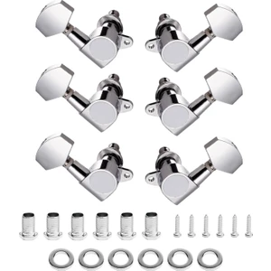 Cb-60 Elektro Gitar İçin Profesyonel Burgu Takımı Silver 1 Set