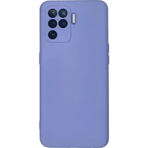 Oppo Reno 5 Lite Kılıf Nano Içi Kadife  Silikon - Lila 300099