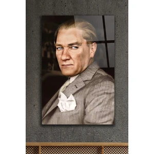 Atatürk Portre 7 Cam Tablo