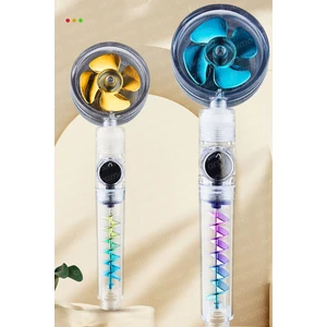Dmr Turbo Pervaneli Duş Başlığı Şeffaf Renkli