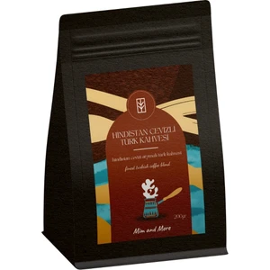 Mim and More Coconut Turkish Coffee - Hindistan Cevizi Aromalı Türk Kahvesi, 200 Gr