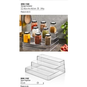 Ahlat Store 3 Merdivenli Pleksi Baharatlık Standı Sadece Stand