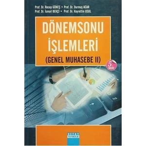 Dönemsonu İşlemleri-Recep Güneş