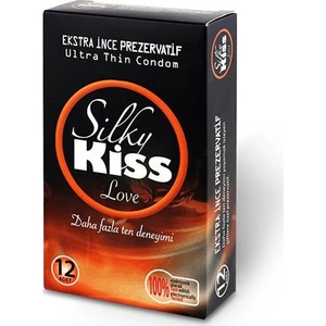 Silky Kiss Love Ekstra İnce Prezervatif 12'li