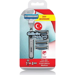 Mach3 Turbo Milli Takım Özel Paketi Tıraş Makinesi + 4'lü Tıraş Bıçağı