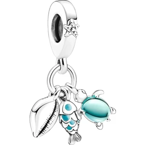 Asaf Accessory Sallantılı Kaplumbağa Istiridye Charm