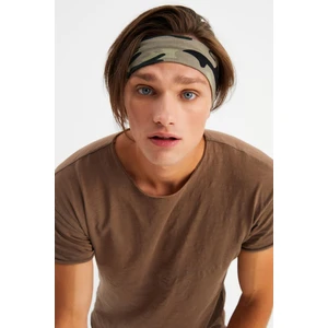 Kamuflaj Erkek Pamuklu Penye, Kaymaz, Terletmez, Ultra Hafif, Spor Saç Bandı Bandana