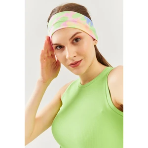 Batik Gökkuşağı Kadın Pamuklu Penye, Kaymaz, Terletmez, Ultra Hafif, Spor Saç Bandı Bandana Trendy Renkler