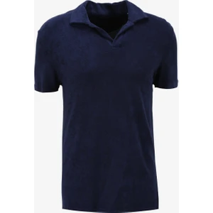 Düz Lacivert Erkek Polo T-Shirt F4SM-TST 0981