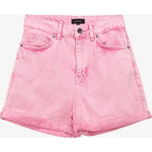 Normal Bel Basic Pembe Kadın Şort F4SL-SHT0481