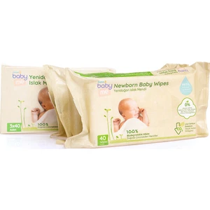Baby Me Yenidoğan Islak Mendil 3X40 Adet