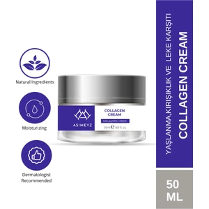 Yaşlanma Karşıtı Kolajen Krem, Anti-Aging, Kırışık Karşıtı, Sıkılaştırıcı, Onarıcı,collagen 50ML