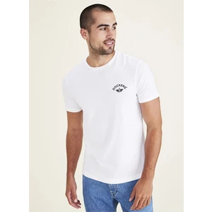 Bisiklet Yaka Slim Fit Beyaz Erkek T-Shirt A1103-0167