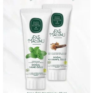 Eyüp Sabri Tuncer Doğal Misvak Özlü Diş Macunu 90 gr ve Nane Özlü Diş Macunu 90 gr