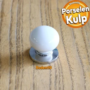 Gül Gerçek Porselen Beyaz Düğme Kulplar Mobilya Mutfak Dolabı Çekmece Dolap Kapak Kulpu Kulbu