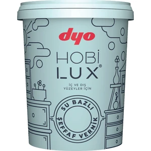 Hobilüx Su Bazlı Şeffaf Vernik Parlak 0,4l