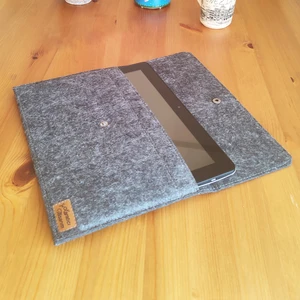 Ju Yaratıcı Tasarım Keçe Tablet Kılıfı Pembe Apple Samsung Asus Lenovo Casper Tüm Markalara Uyumlu
